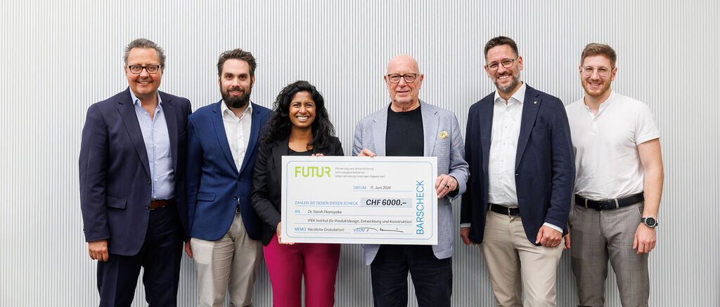 Das Projektteam von «Gen-AI zur Produktionsdigitalisierung» bei der Preisübergabe