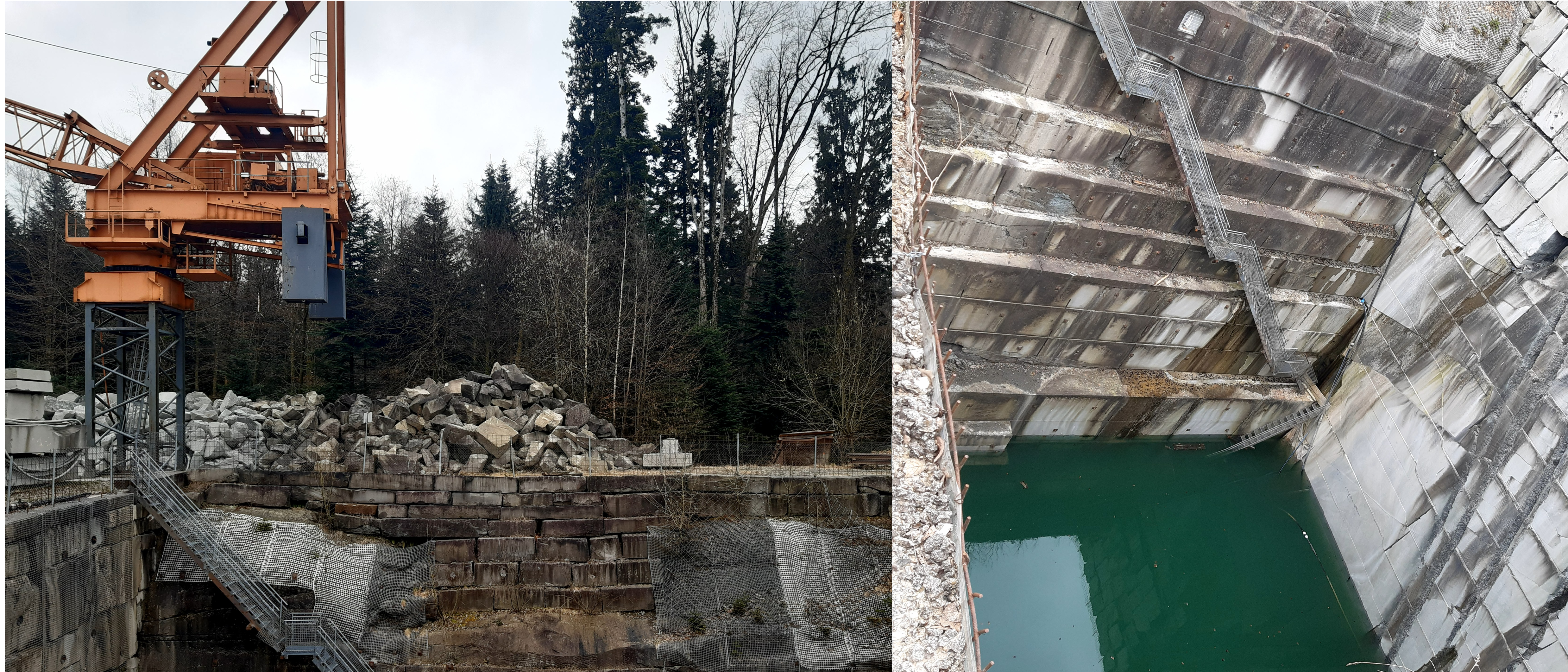 Steinbruch Eschenbach als potentieller Untergrundspeicher. Steinbruch Eschenbach als potentieller Untergrundspeicher.