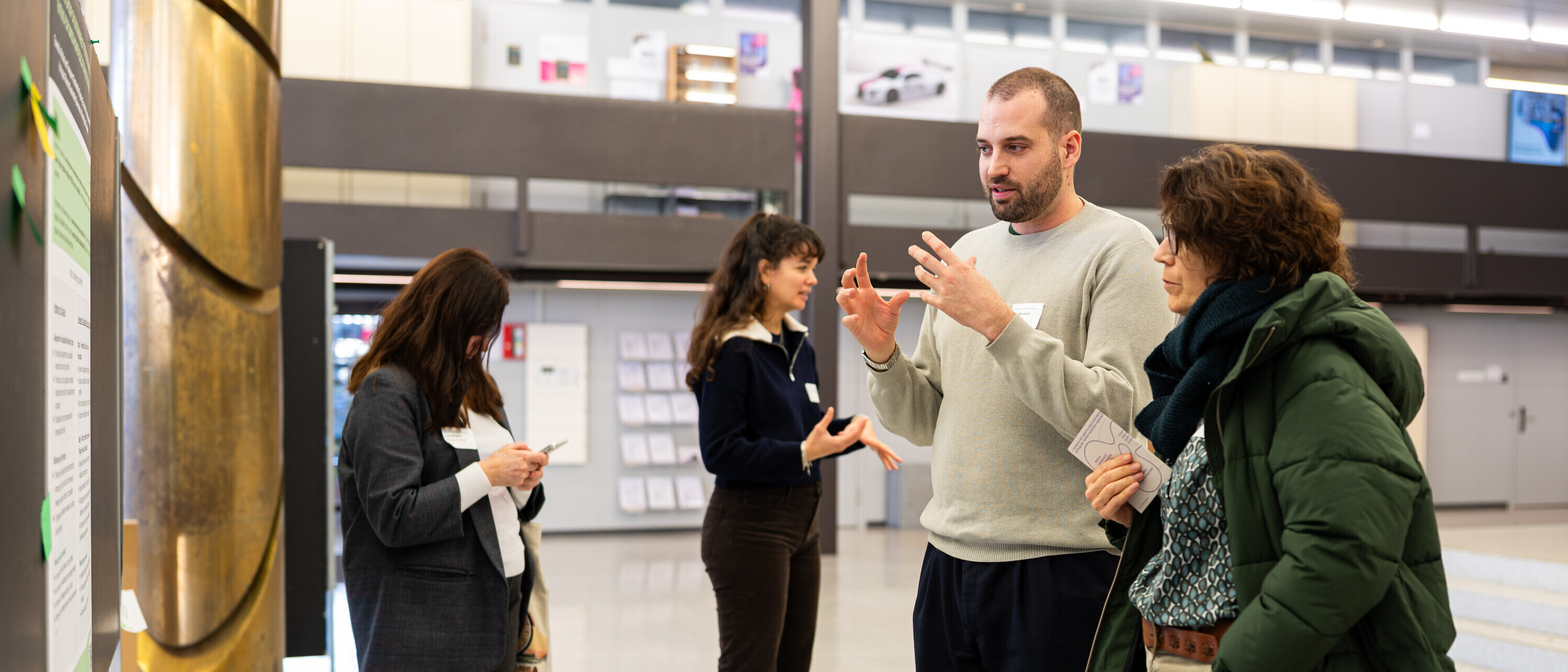 Die Poster-Session boten die Gelegenheit, nachhaltige Projekte vorzustellen.