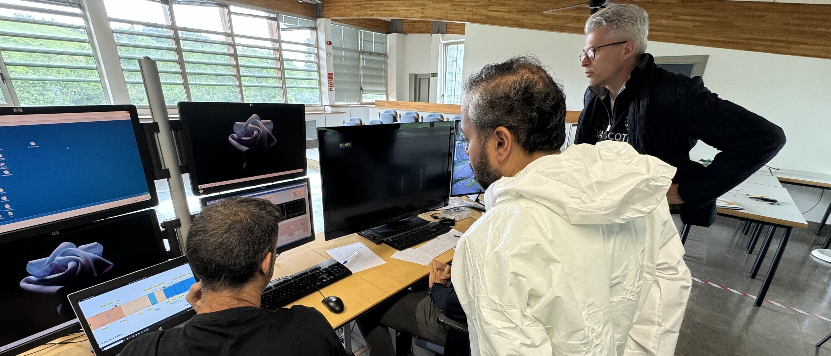 IET-Projektteam an Messungen.