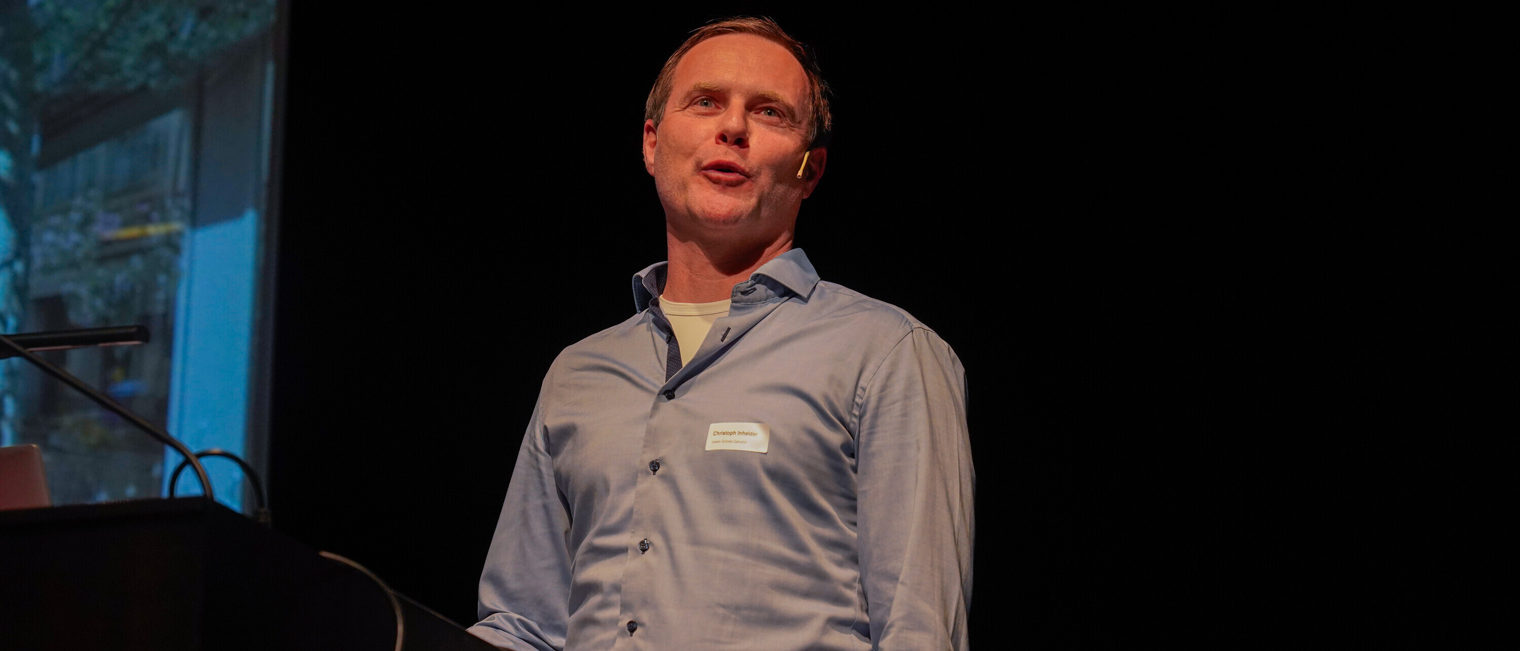 Christoph Inhelder ist Co-Geschäftsführer des Vereins Grünes Gallustal, der für mehr Natur in der Stadt steht.