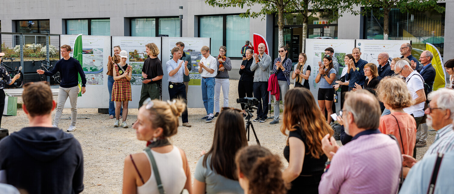 Die Ergebnisse der Sommerakademie Hochrhein 2025 wurden öffentlich ausgestellt und wandern weiter in die Region.
