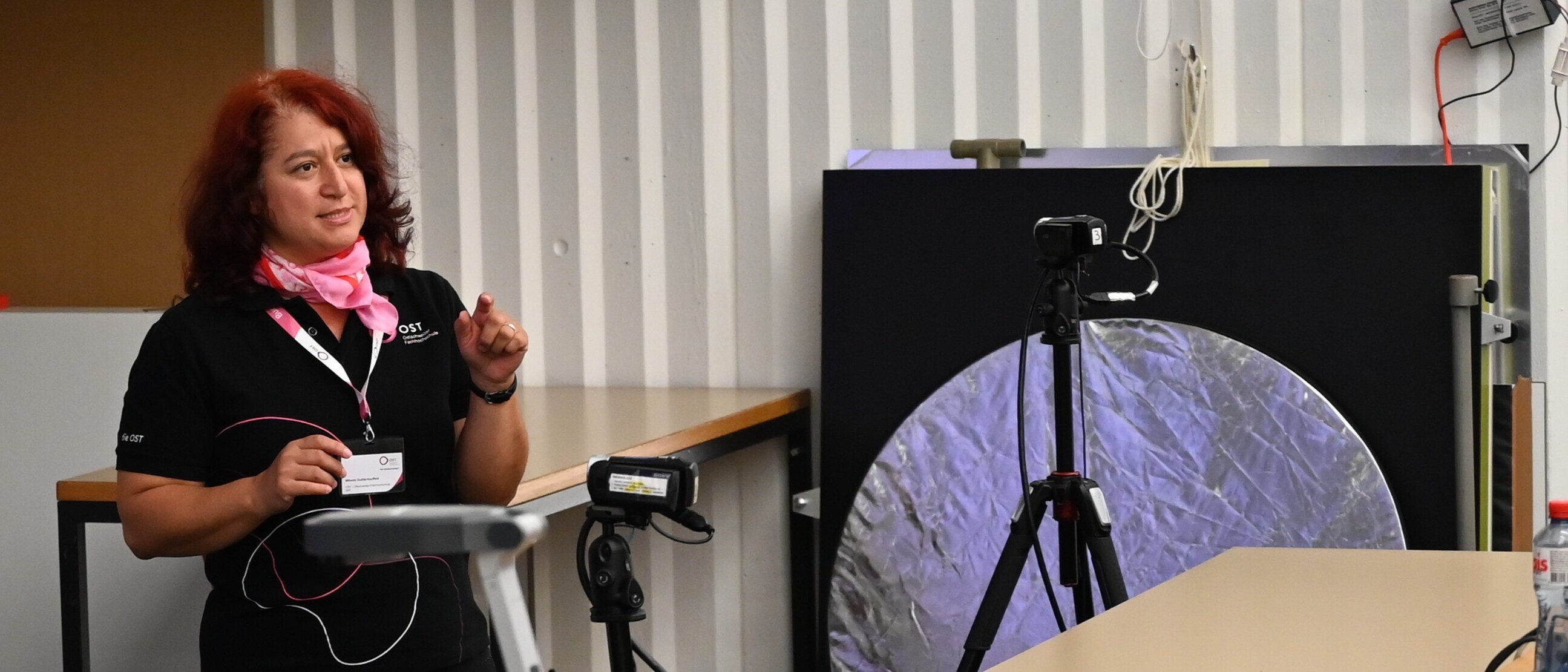 Dr. Mihaela Dudita-Kauffeld, Expertin für Solarenergie am SPF Institut für Solartechnik der OST.