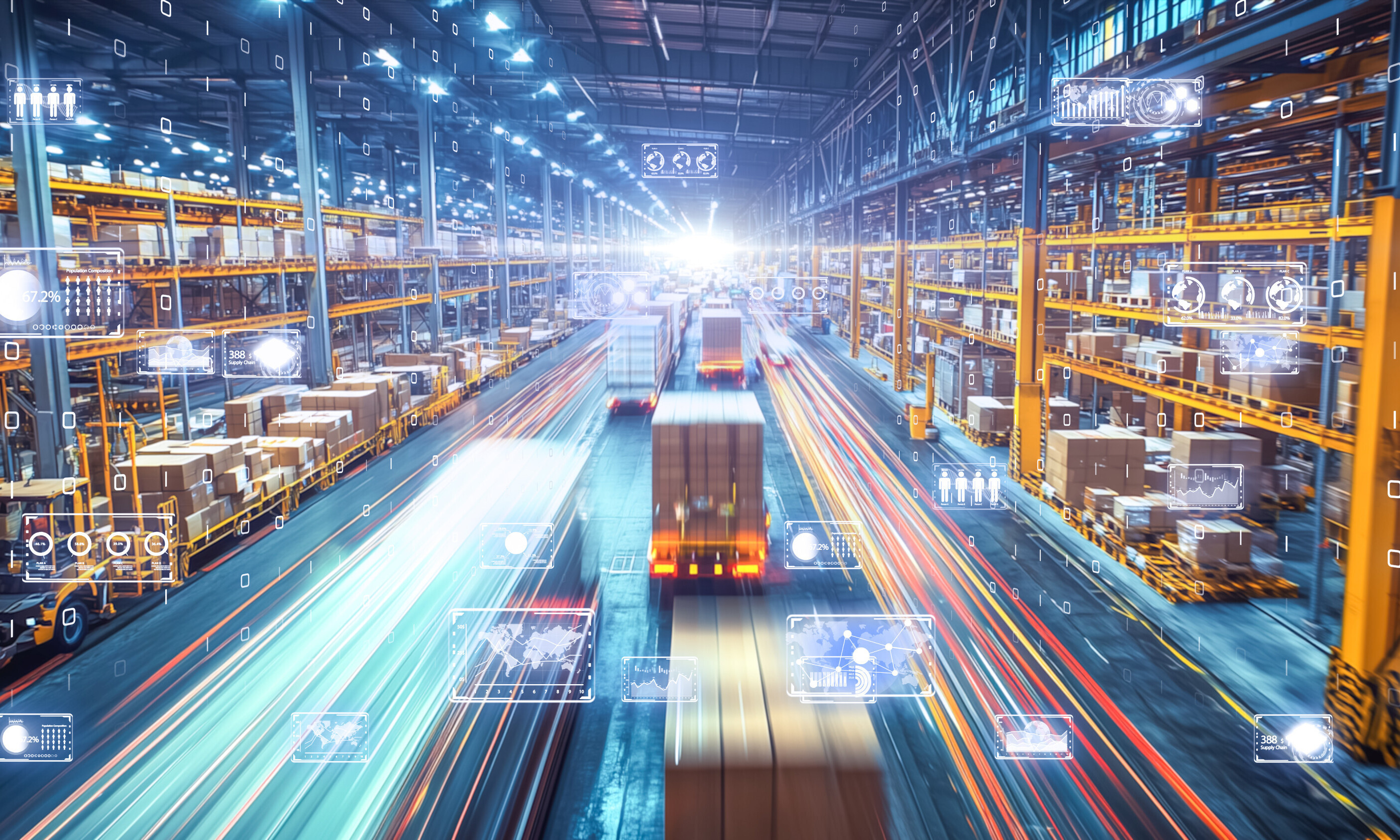 A digital transformation in supply chain logistics