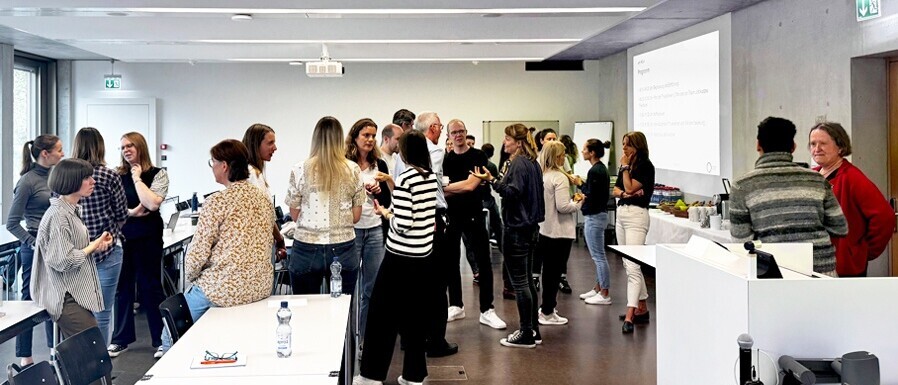 research group interacting