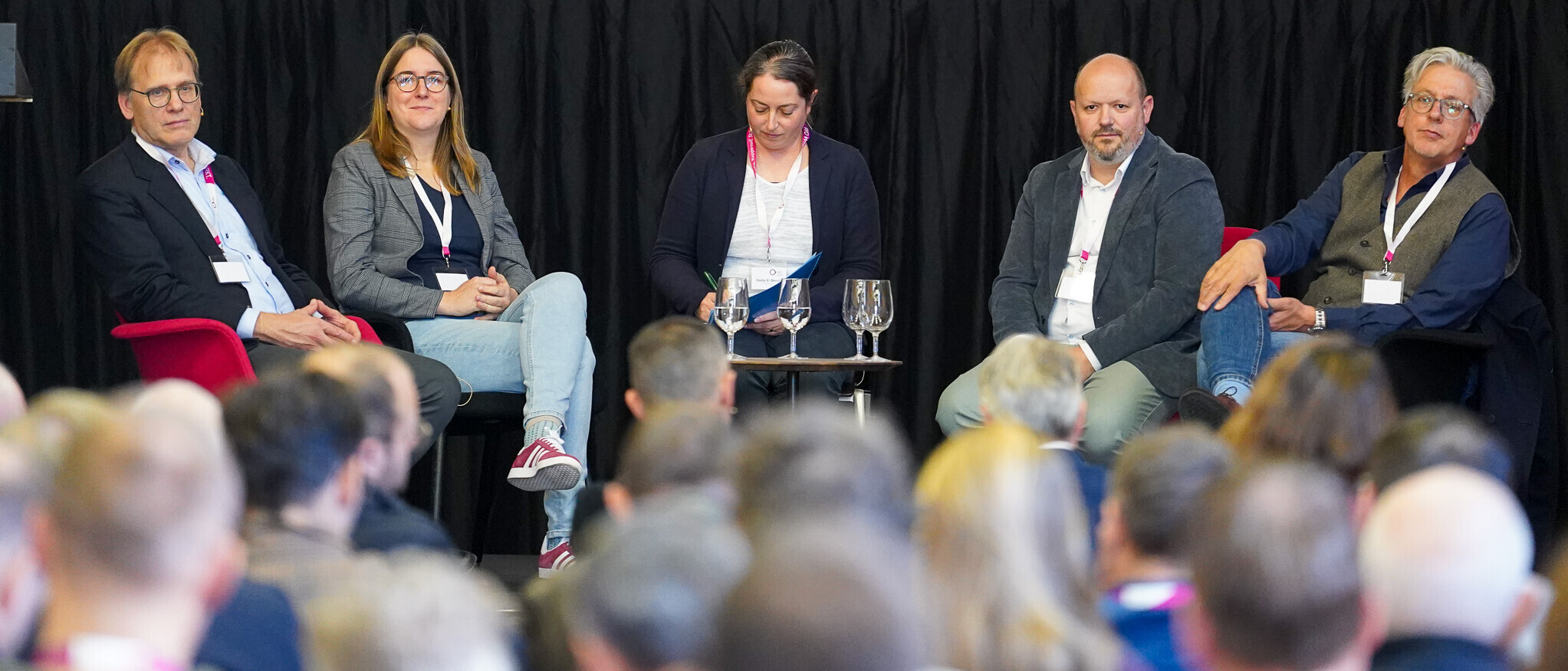 Podiumsdiskussion am 6. Innovationsforum Ernährungswirtschaft.