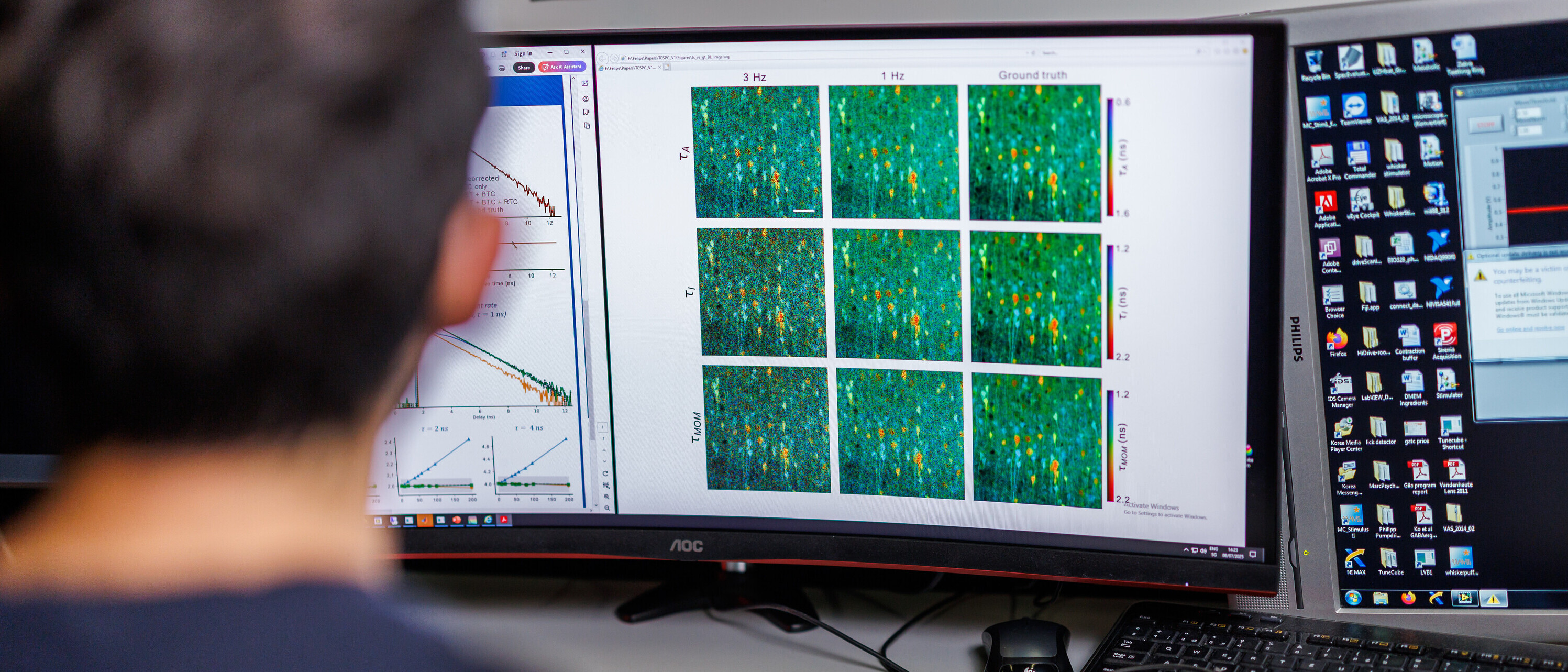Mikroelektronik-Forschende der OST haben zusammen mit Biologinnen und Biologen der Universität Zürich und dem Industriepartner Prospetive Instruments ein System entwickelt, um die biologische Aktivität in lebenden Zellen in bisher unerreichbarer Geschwindigkeit zu messen und anzuzeigen.