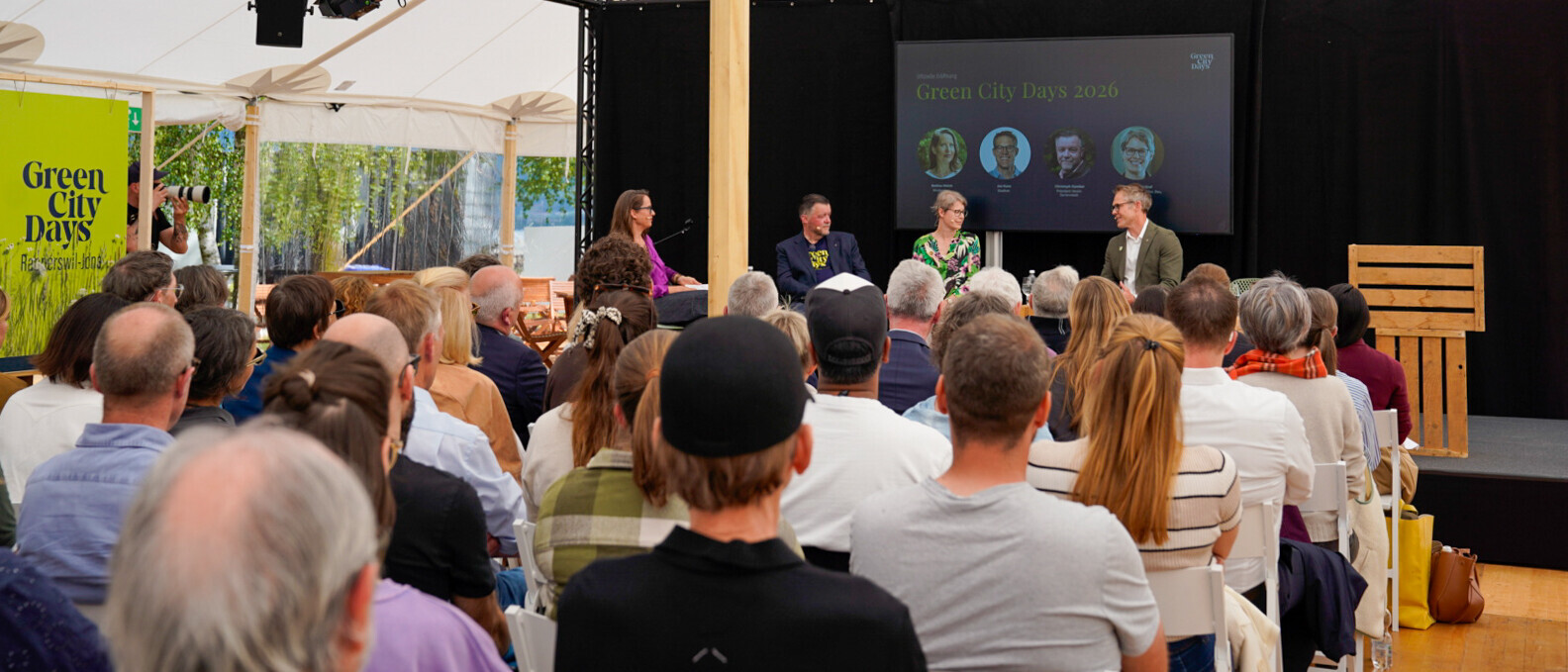 Zum ersten Mal fanden in diesem Jahr die Green City Days der Stadt Rapperswil-Jona mit der OST als Partnerin statt. Das Festival zielt auf eine grüne Stadtentwicklung in der Innenstadt von Rapperswil-Jona.