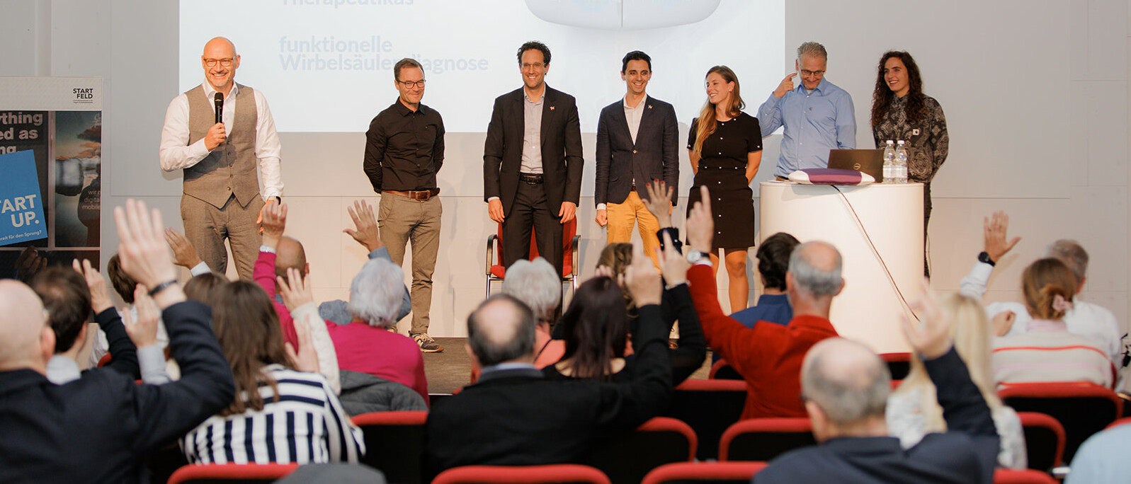 Das Team der MovementSciences AG an der Preisverleihung des Age Innovation Preises 2023.