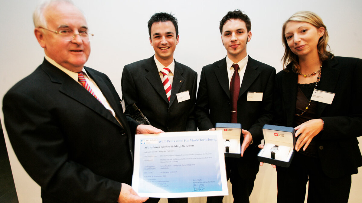 WTT YOUNG LEADER AWARD Gewinner in Marktforschung 2006