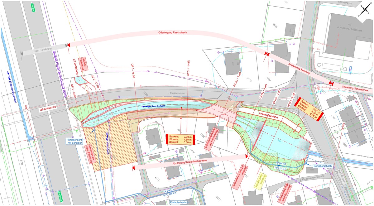 3D-Modellierung des Hochwasserschutzbauwerks Reschubach 3D-Modellierung des Hochwasserschutzbauwerks Reschubach
