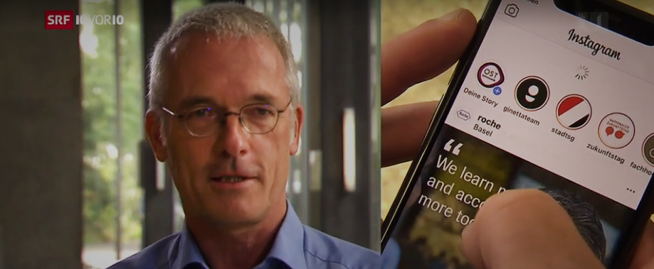 Informatik-Professor Markus Stolze spricht bei 10vor10 über den Einfluss von Social Media Plattformen