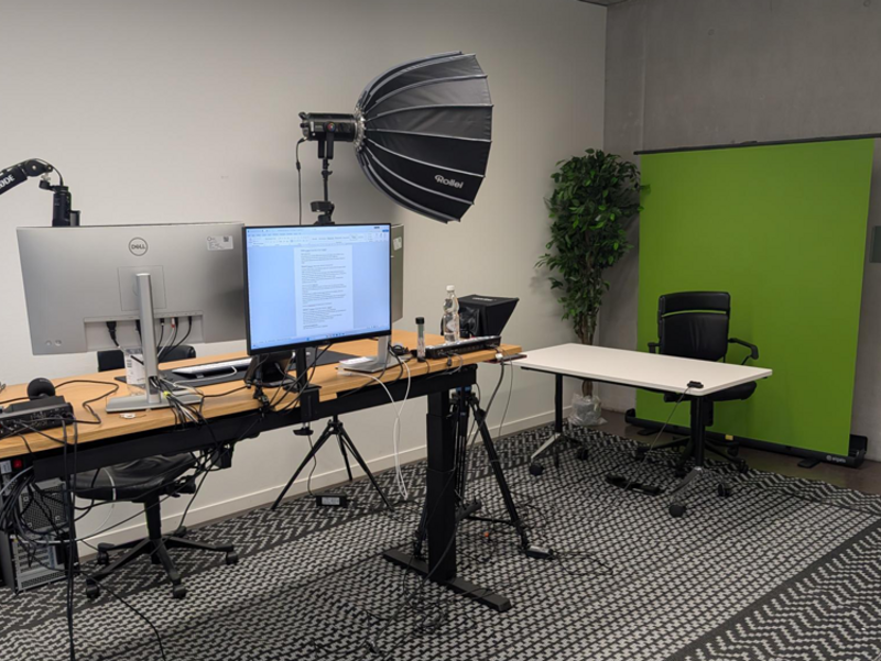 Digitale Lehre im EduContent-Studio