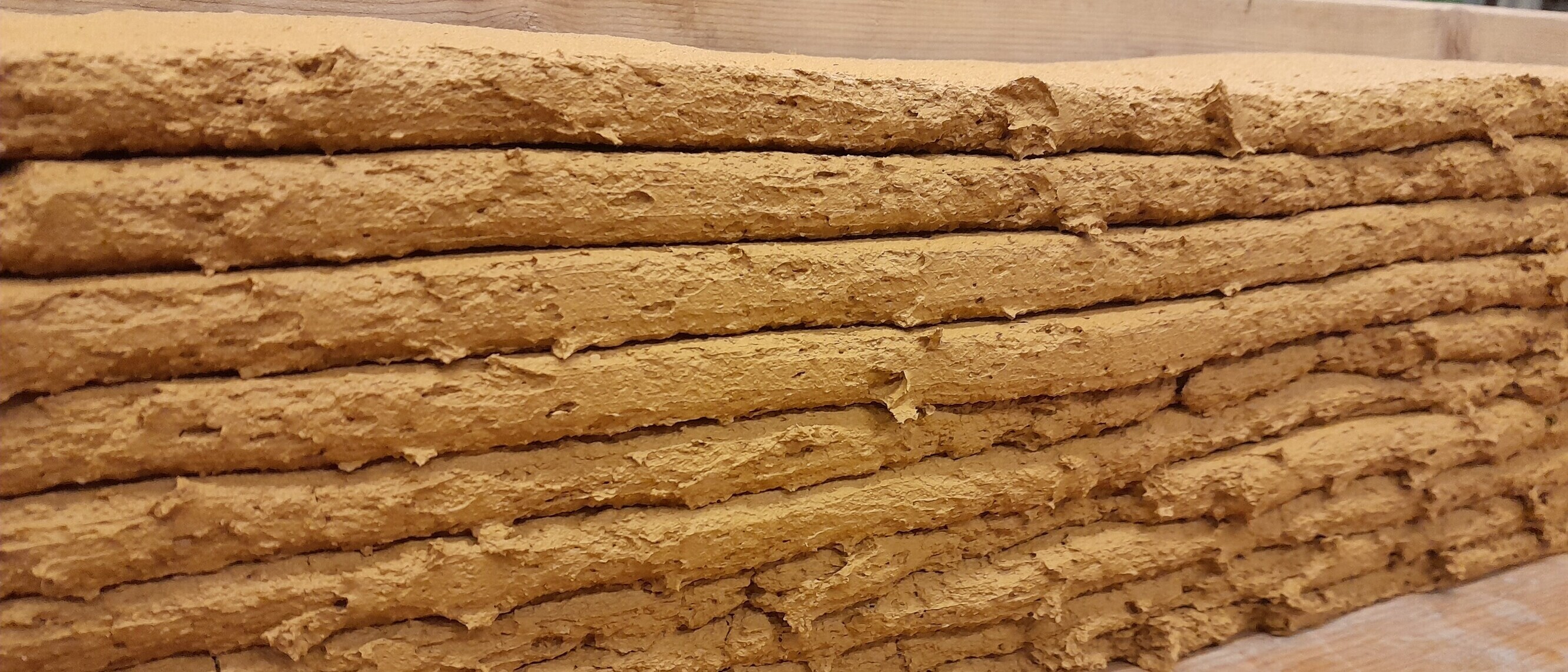 3D-geprintetes Lehm, Versuch an der OST, November 2023 (Foto: Prof. Dr. Ivan Marković) 3D-geprintetes Lehm, Versuch an der OST, November 2023 (Foto: Prof. Dr. Ivan Marković)