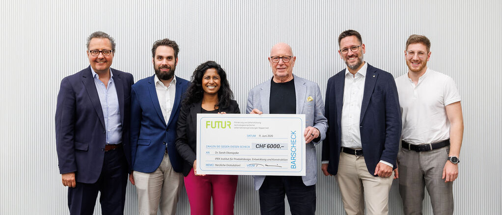 Das Projektteam von «iDIP» bei der Preisübergabe