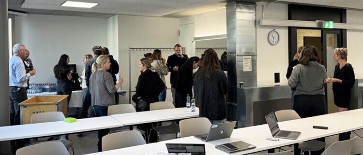 group of researcher networking