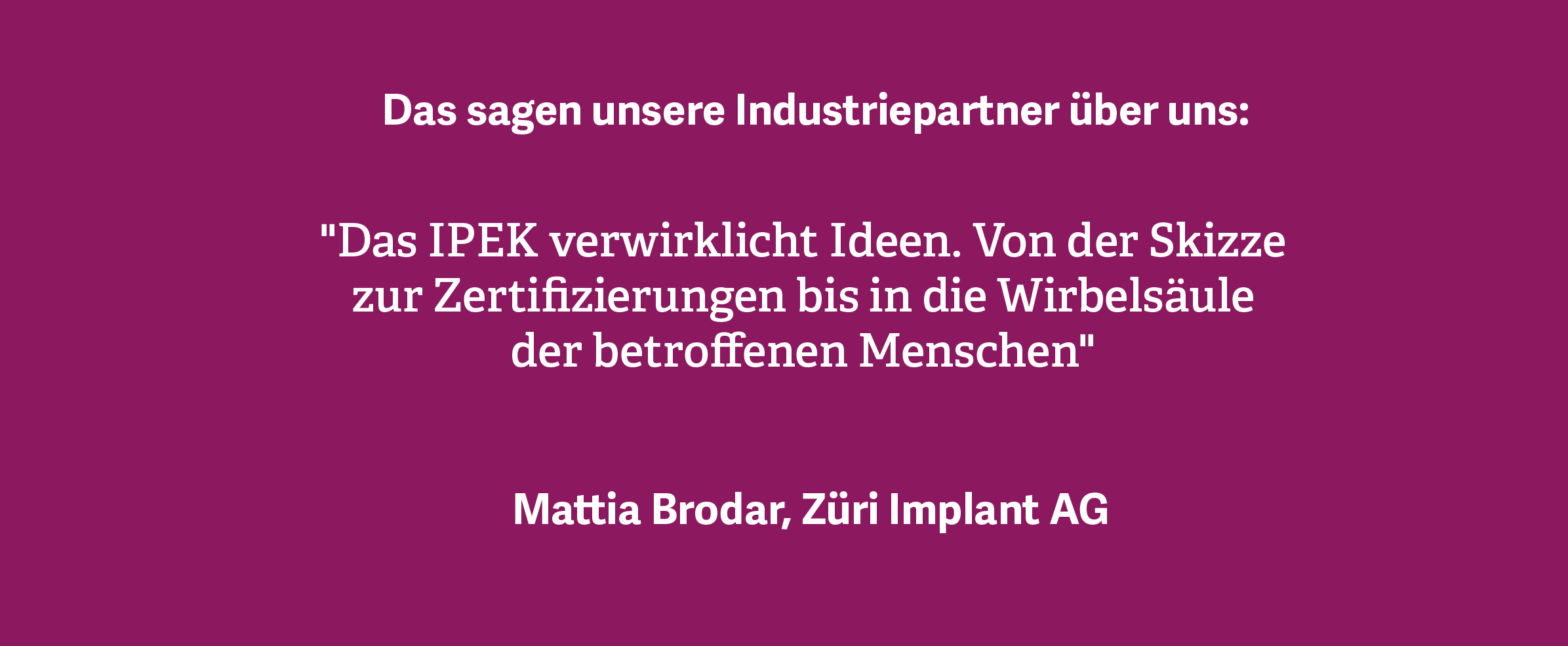 Züri Implant: MedTech, Produktentwicklung, Protoyping Züri Implant: MedTech, Produktentwicklung, Prototyping