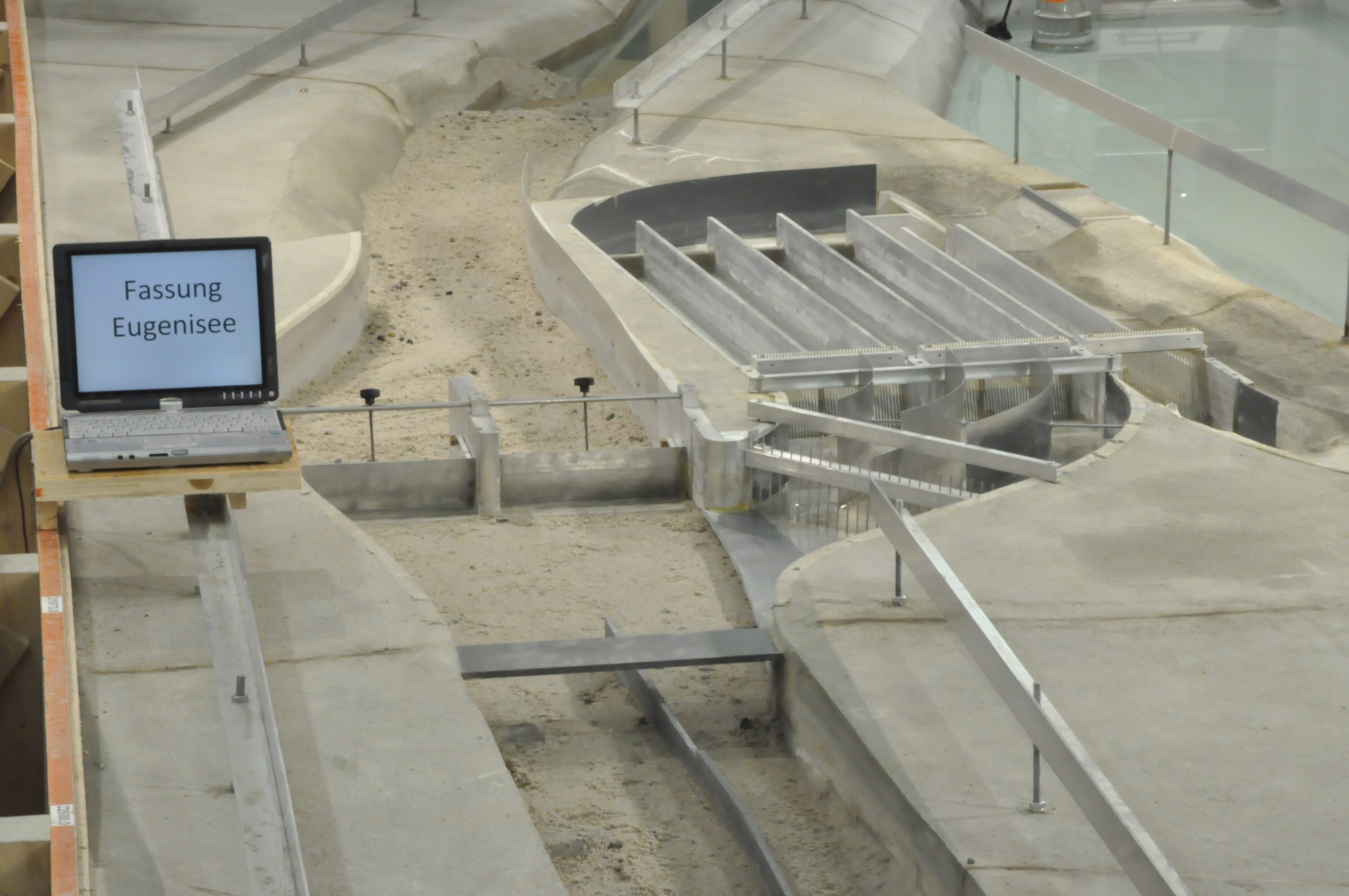 Modellversuche Fassung Eugenisee Modellversuche Fassung Eugenisee