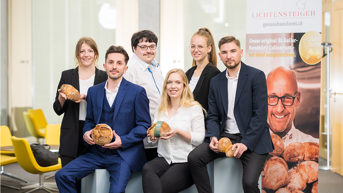 Teamfoto vornominiertes Team Lichtensteiger AG Bäckerei
